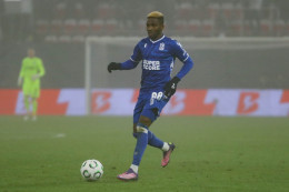 Drugiego gola dla Lecha strzelił Nigeryjczyk Taofeek Ismaheel. Fot. arch.