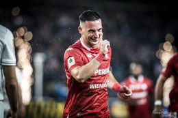 Angel Rodado strzelił dwa gole w meczu z Jagiellonią