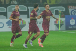 Igor Drapiński (29) zdobył pierwszego gola dla Piasta, obok Hugo Vallejo (80) i autor bramki nr 3 Erik Jirka (77)