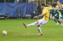 Karol Czubak zdobył z karnego gola dla Motoru