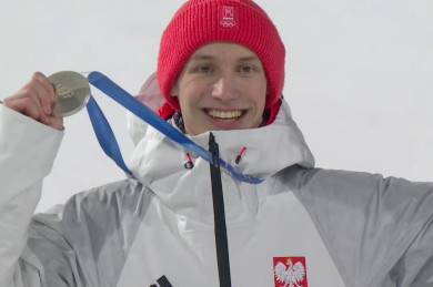 Kacper Tomasiak ze srebrnym medalem