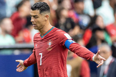 Cristiano Ronaldo nie strzelił gola w meczu z DR Kongo
